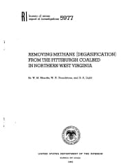 Image of publication Removing Methane (Degasification) from the Pittsburgh Coalbed in Northern West Virginia