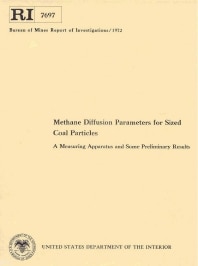 Image of publication Methane Diffusion Parameters for Sized Coal Particles: A Measuring Apparatus and Some Preliminary Results