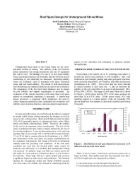 Image of publication Roof Span Design for Underground Stone Mines