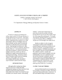 Image of publication Safety Analysis of Surface Haulage Accidents