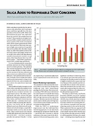 Cover image for Silica Adds to Respirable Dust Concerns