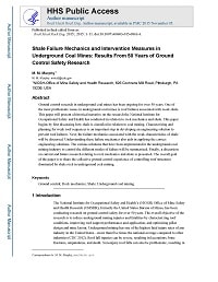 Cover page for Shale Failure Mechanics and Intervention Measures in Underground Coal Mines: Results From 50 Years of Ground Control Safety Research