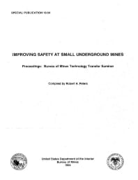 Image of publication Inexpensive, Easy to Construct Materials-handling Devices for Underground Mines