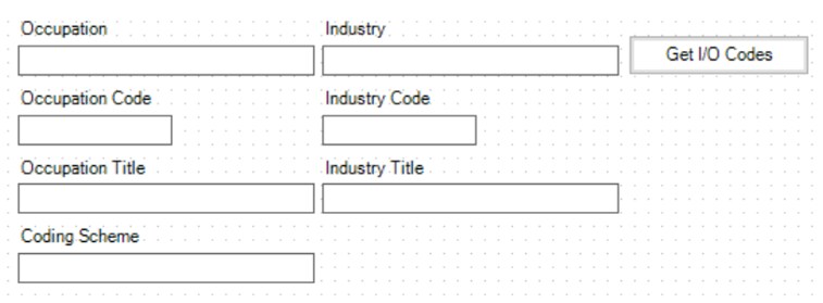 io code field