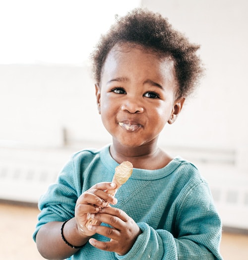 Alimentos y bebidas para niños de 6 a 24 meses