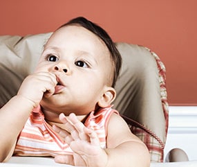 A child eating