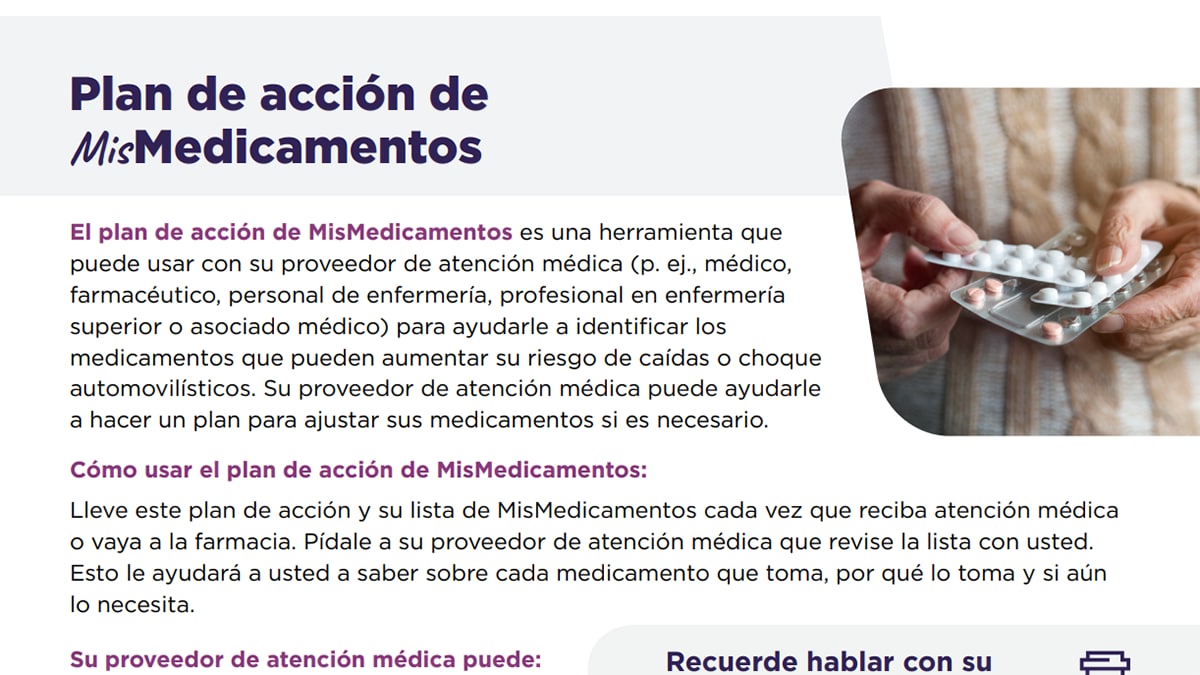 Plan de accion de MisMedicamentos