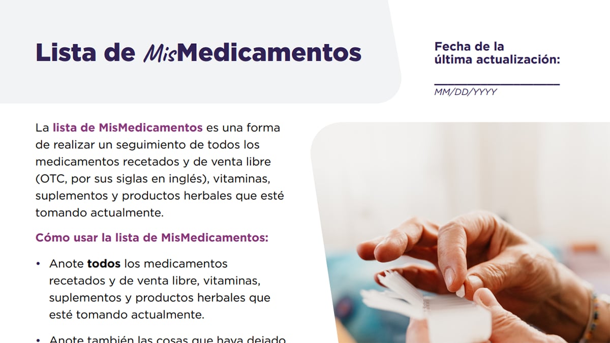 Lista de MisMedicamentos