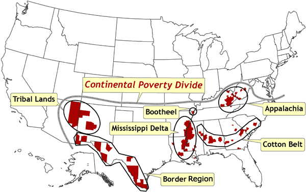 Map of the United States. Description follows in figure legend.