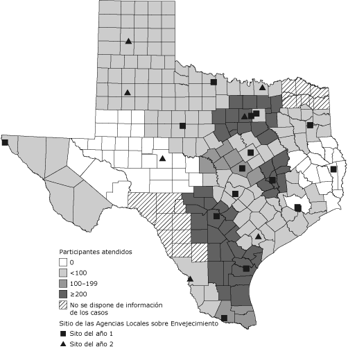 Mapa de Texas