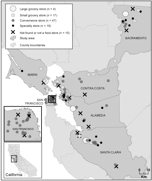 Map of CA