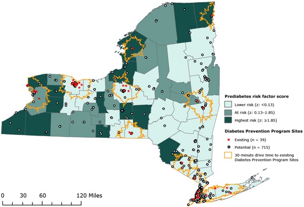 Map of New York