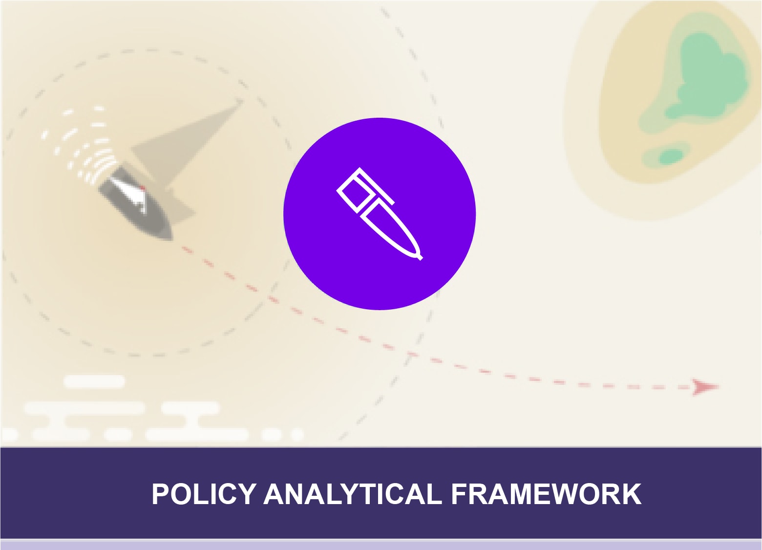 analytical framework banner with pen icon