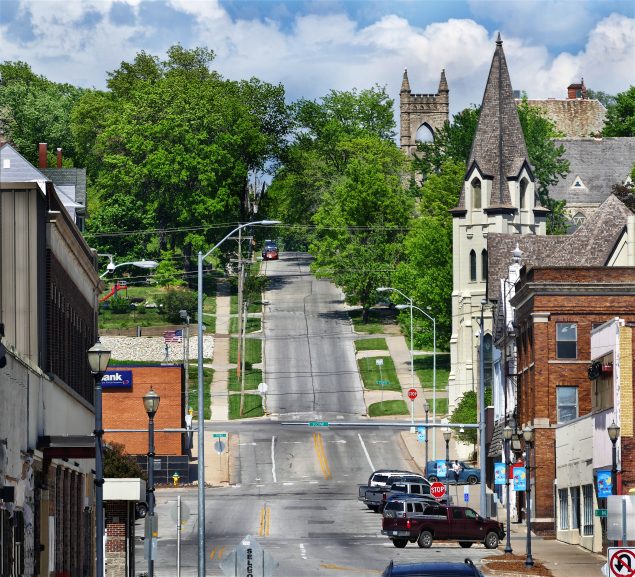 Street view of Ottumwa, IA