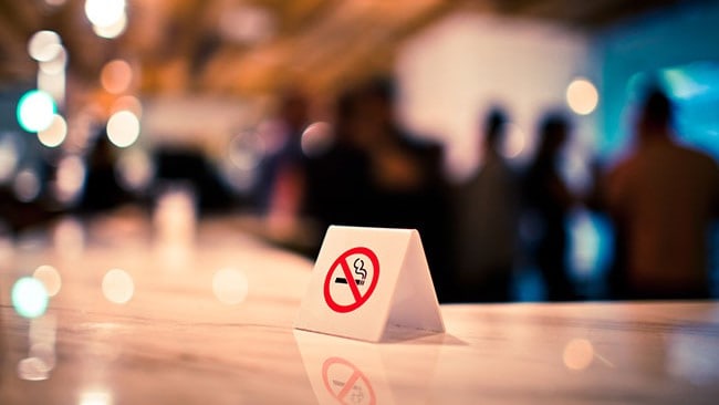 No smoking sign