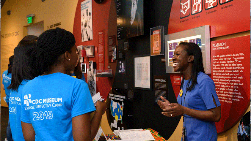 Students at CDC Disease Detective Camp