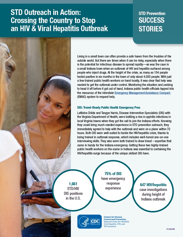 std outreach in action: crossing the country to stop an hiv & viral hepatitis outbreak