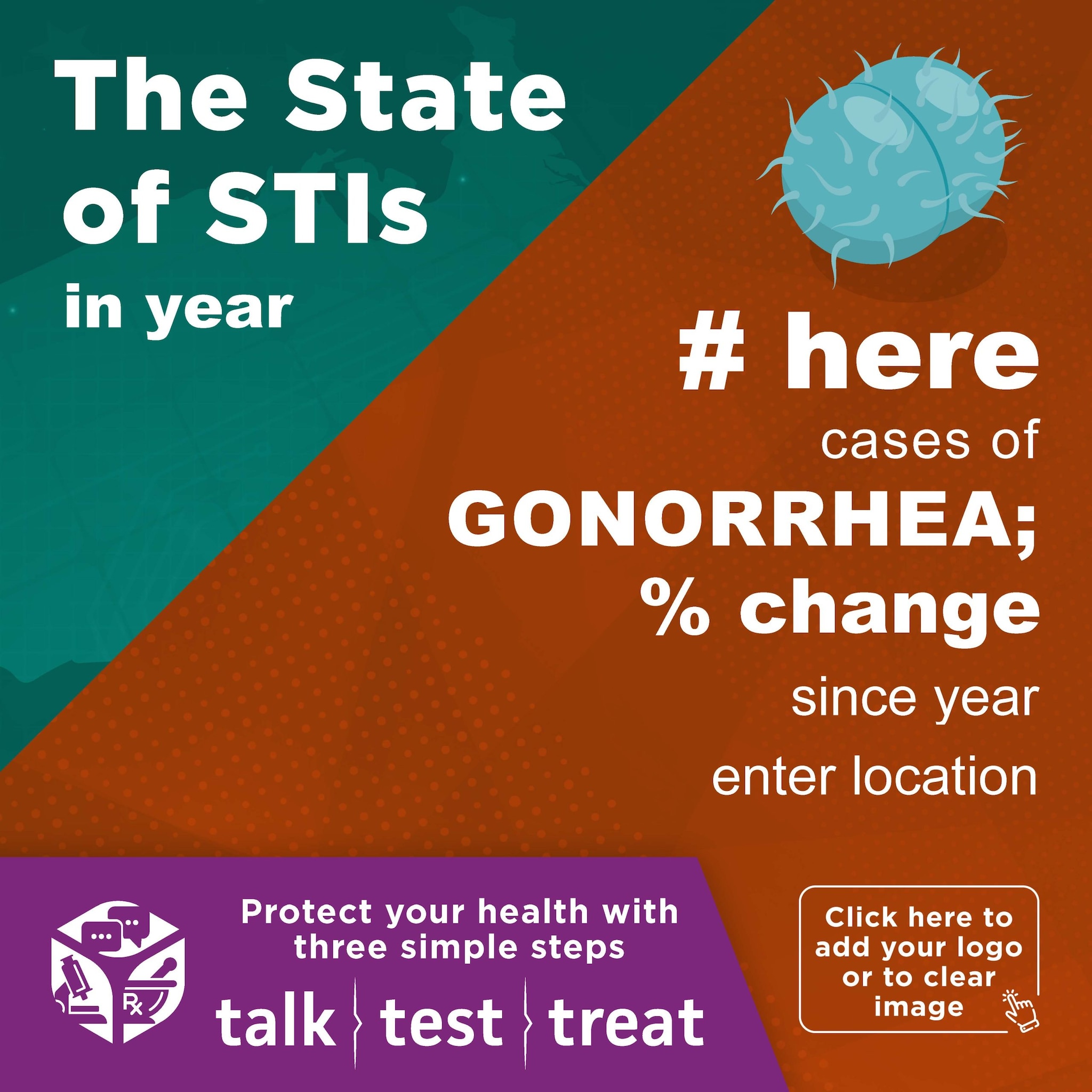 state of stis: gonorrhea 1080x1080 thumbnail