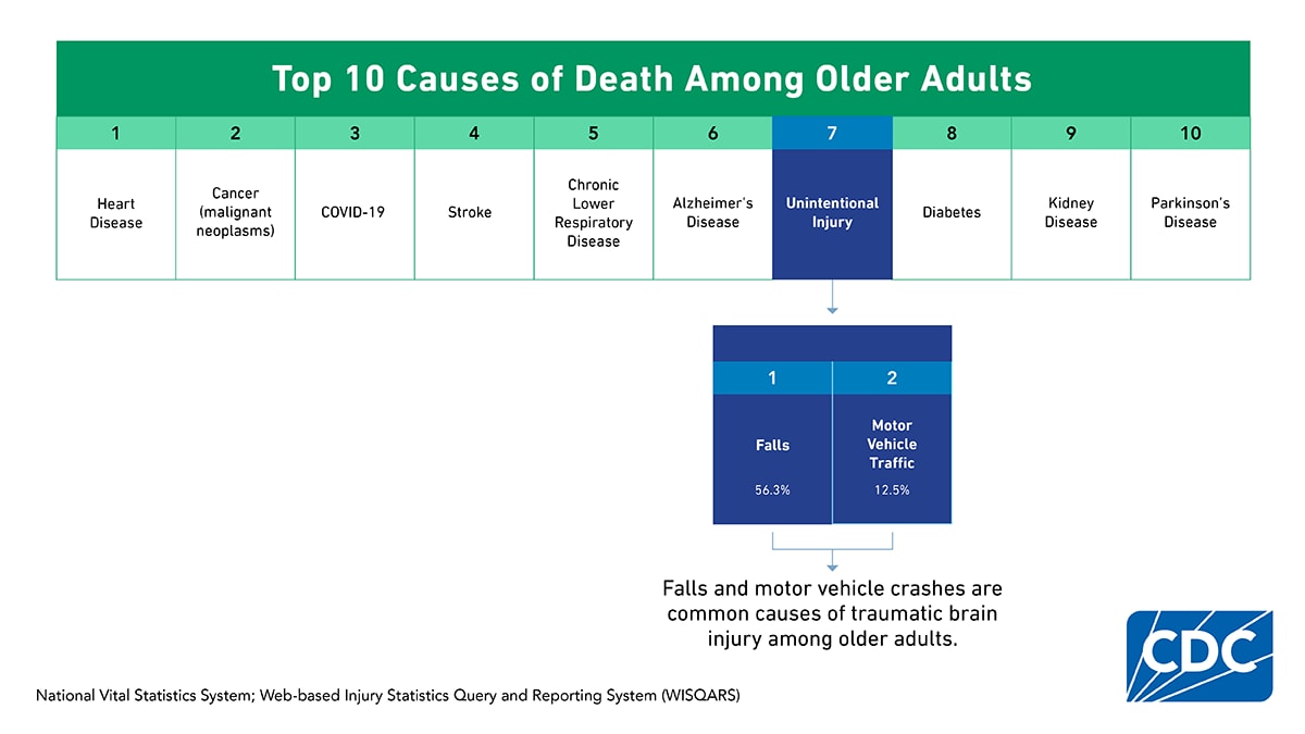 Chart: Top 10 Causes of Death Among Older Adults