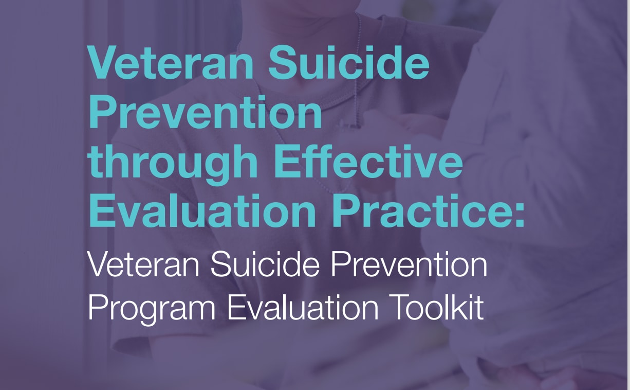 Veteran suicide prevention through effective evaluation practice: veteran suicide prevention program evaluation toolkit