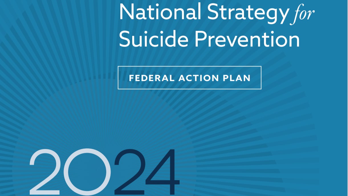 Cover of the 2024 National Strategy for Suicide Prevention Federal Action Plan