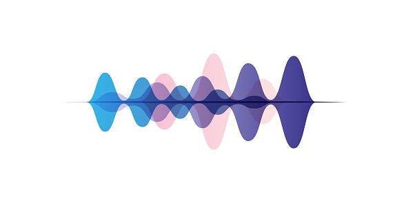 sound waves of different colors