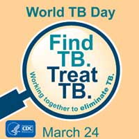 CDC World TB Day Web Graphic Orange Background