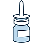 nicotine nasal spray icon