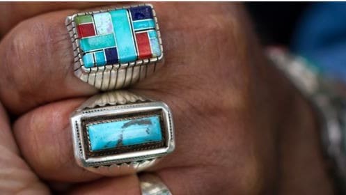 American Indian Alaska Native rings on hand.