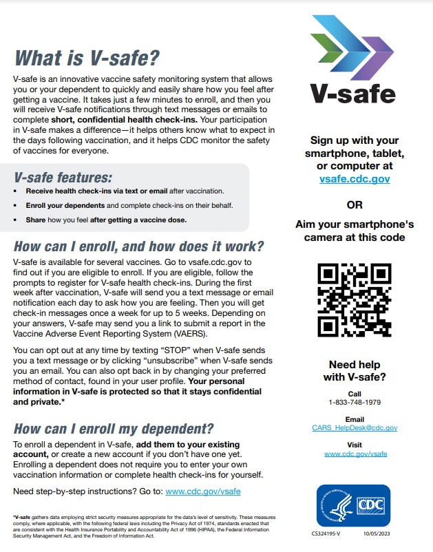 V-safe InfoSheet Thumb Image