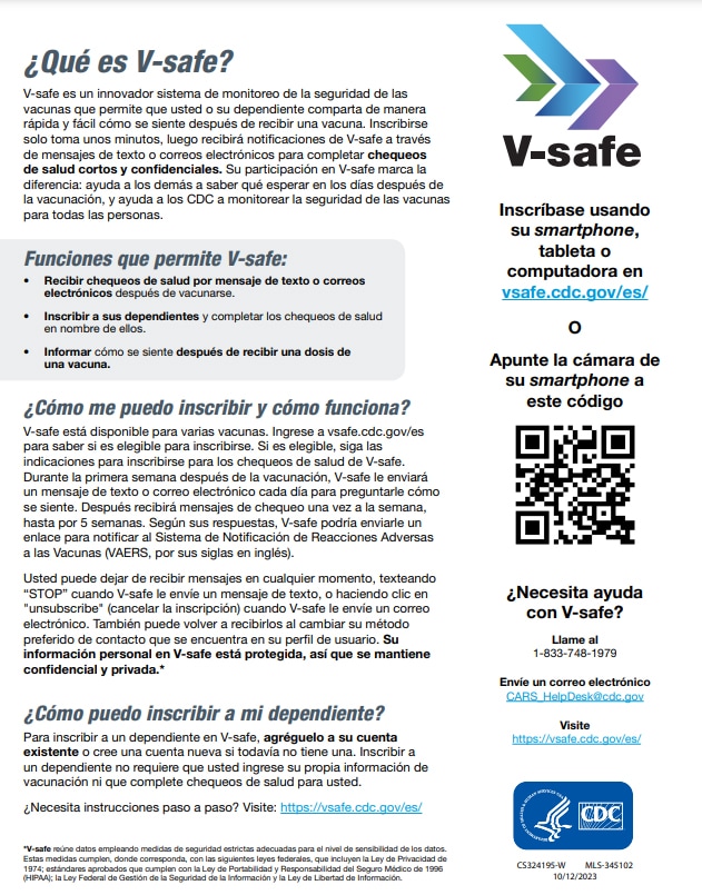 V-safe Infosheet ES Thumb Image