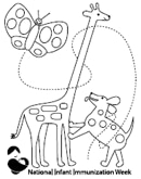 giraffe coloring sheet