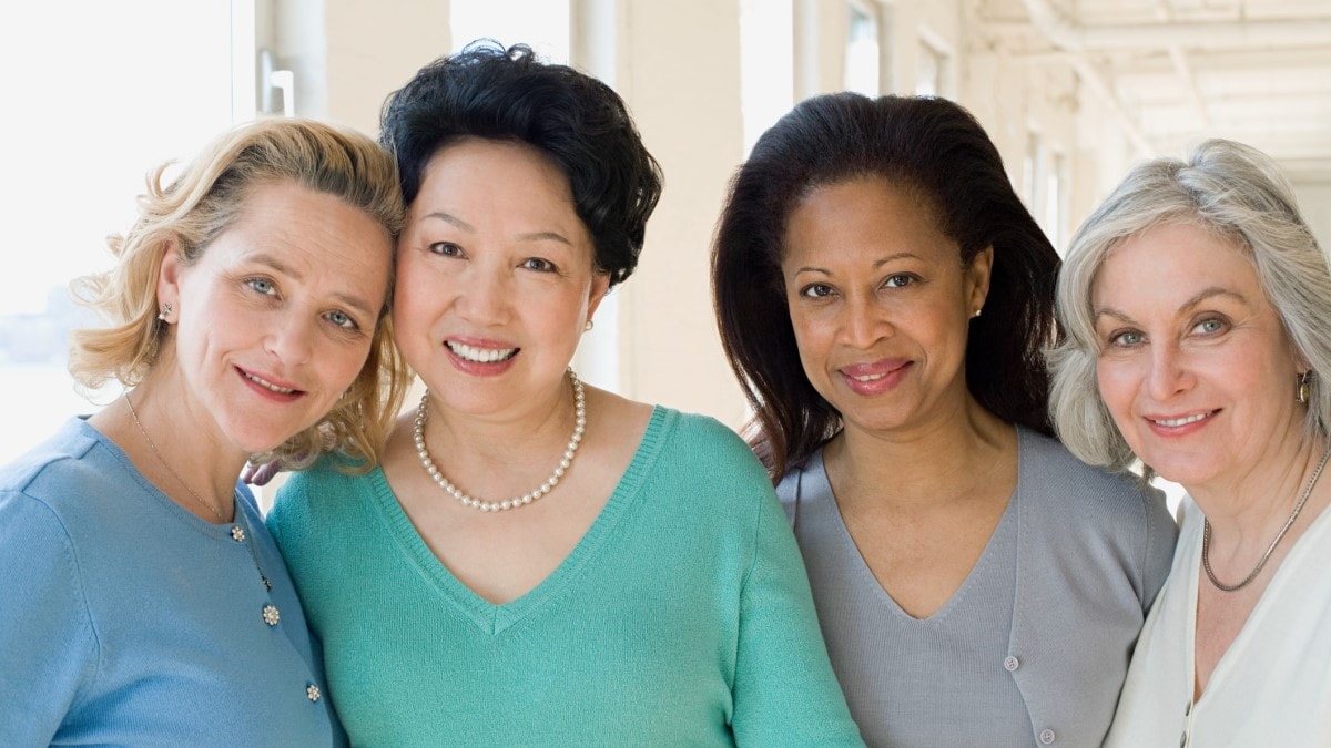 Photo of four women