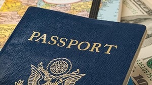 Imagen de un pasaporte de los Estados Unidos.